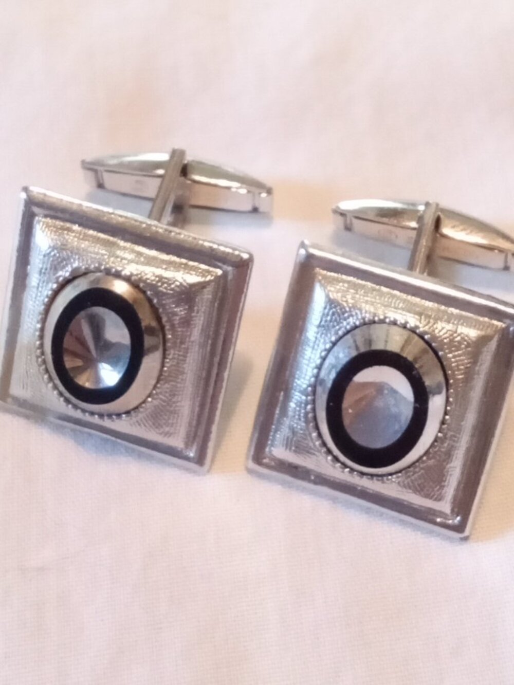 Vintage Sarah Coventry Silver Cuff Links
